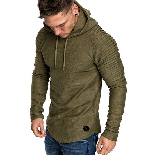 Fashion Mens Hoodies Men Solid Color Hooded Slim Sweatshirt Mens Hoodie Hip Hop Hoodies Sportswear Tracksuit