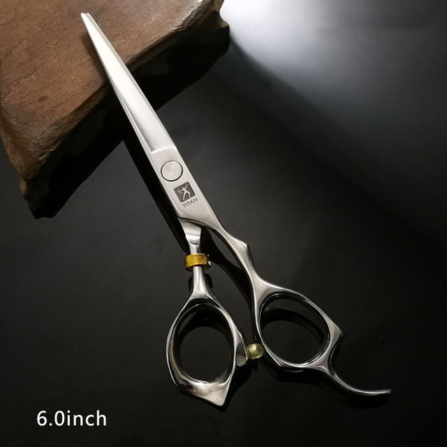 Professional Japan 4cr 6 inch Black cut hair scissors haircut