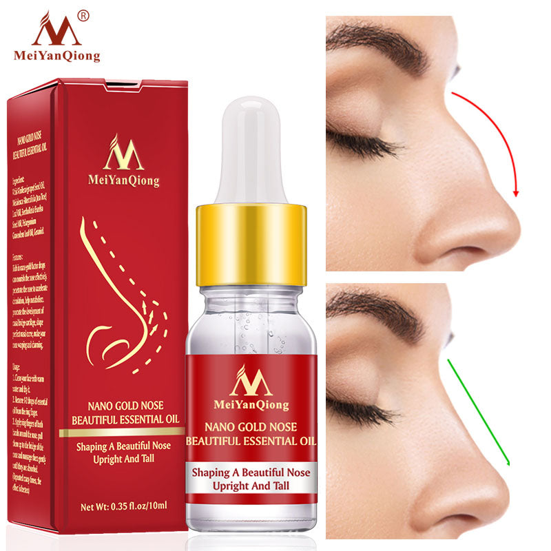 MeiYanQiong Nose Essential Oil Up Heighten Rhinoplasty Collagen Firming Moisturizing Nose Serum Reshape Natural Face Skin Care