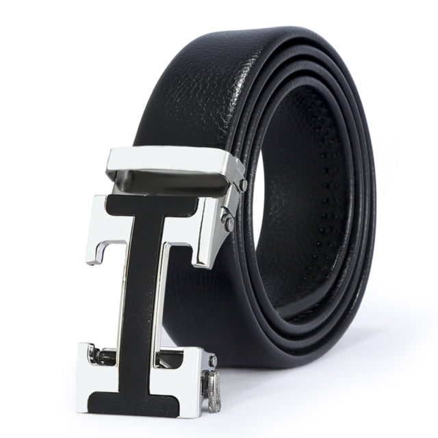 Multiple Sizes Belts Men&#39;s Designer Alloy PU Belt Male Fashion Strap Man Automatic Buckle Belt ceinture homme Man Belt For Jeans