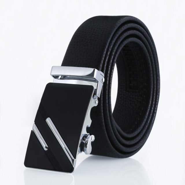 Multiple Sizes Belts Men&#39;s Designer Alloy PU Belt Male Fashion Strap Man Automatic Buckle Belt ceinture homme Man Belt For Jeans