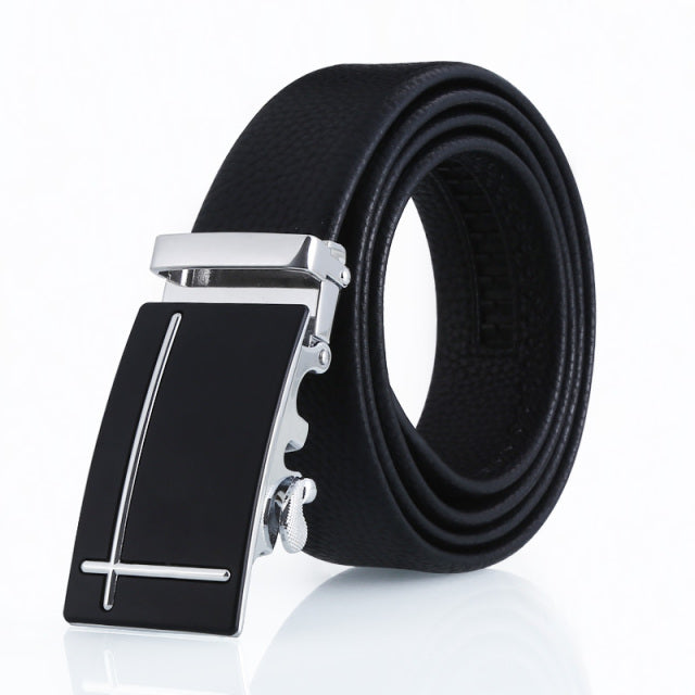 Multiple Sizes Belts Men&#39;s Designer Alloy PU Belt Male Fashion Strap Man Automatic Buckle Belt ceinture homme Man Belt For Jeans