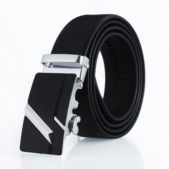 Multiple Sizes Belts Men&#39;s Designer Alloy PU Belt Male Fashion Strap Man Automatic Buckle Belt ceinture homme Man Belt For Jeans