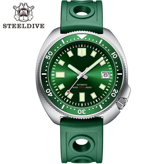 SD1970 Steeldive Brand 44MM Men NH35 Dive Watch with Ceramic Bezel