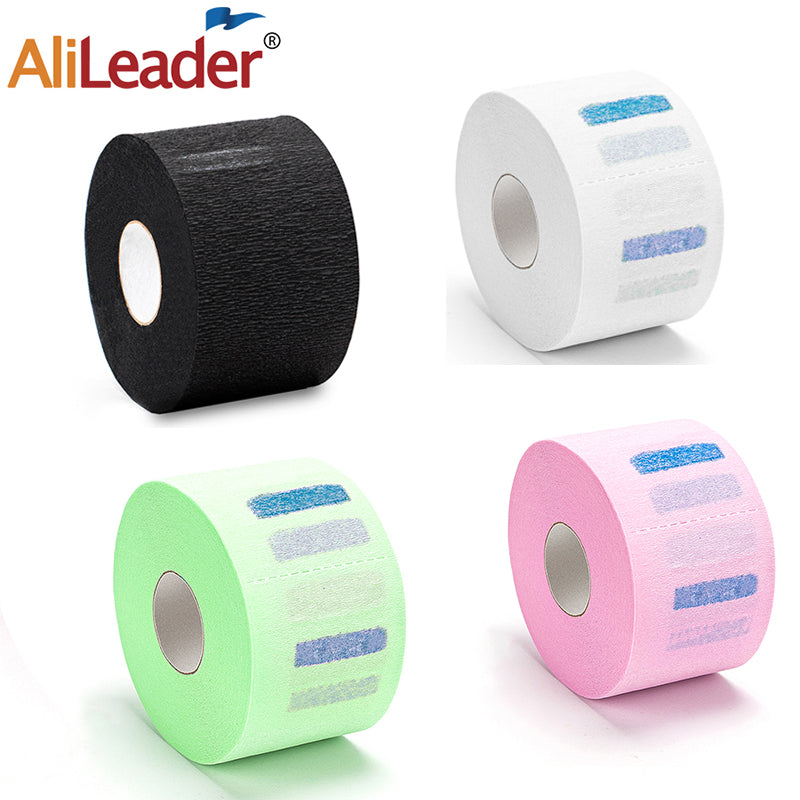 Alileader Barber Neck Paper Disposable Muffler Paper Hair Cutting Accessory Collar Covering Hairdressing Tools Barber Accessory