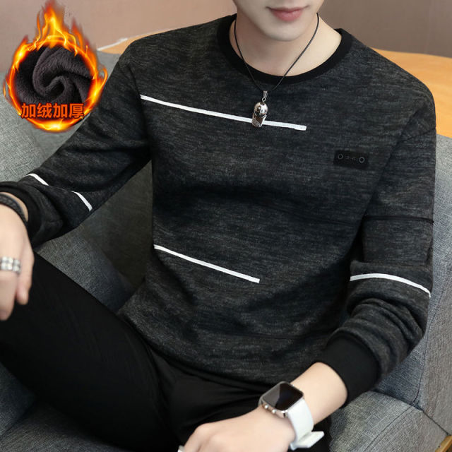 Men&#39;s Hoodies Long Sleeve Sweatshirt 2022 new Spring autumn trend preppy style teenage boy male khaki dark gray