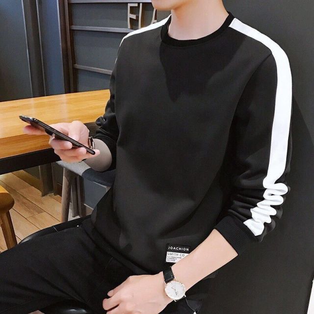 Men&#39;s Hoodies Long Sleeve Sweatshirt 2022 new Spring autumn trend preppy style teenage boy male khaki dark gray