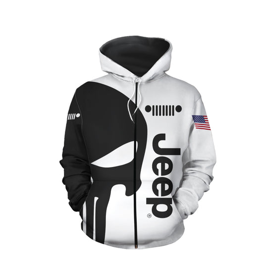 Hardcore off-road vehicle Casual Jeeps Discovery Mens zippes Hoodie Fitness hooded tops Asian plue Size Oversized hoodies Male 0