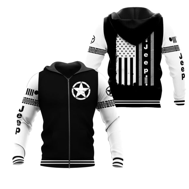 Hardcore off-road vehicle Casual Jeeps Discovery Mens zippes Hoodie Fitness hooded tops Asian plue Size Oversized hoodies Male 0
