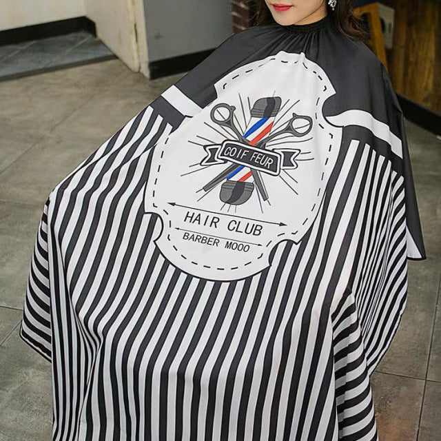 Moscow Ship FnLune Thick Antistatic Hairdresser Apron Cutting Cape Hair Salon Gown Apron hairstyli Shop Barber Apron Accessories